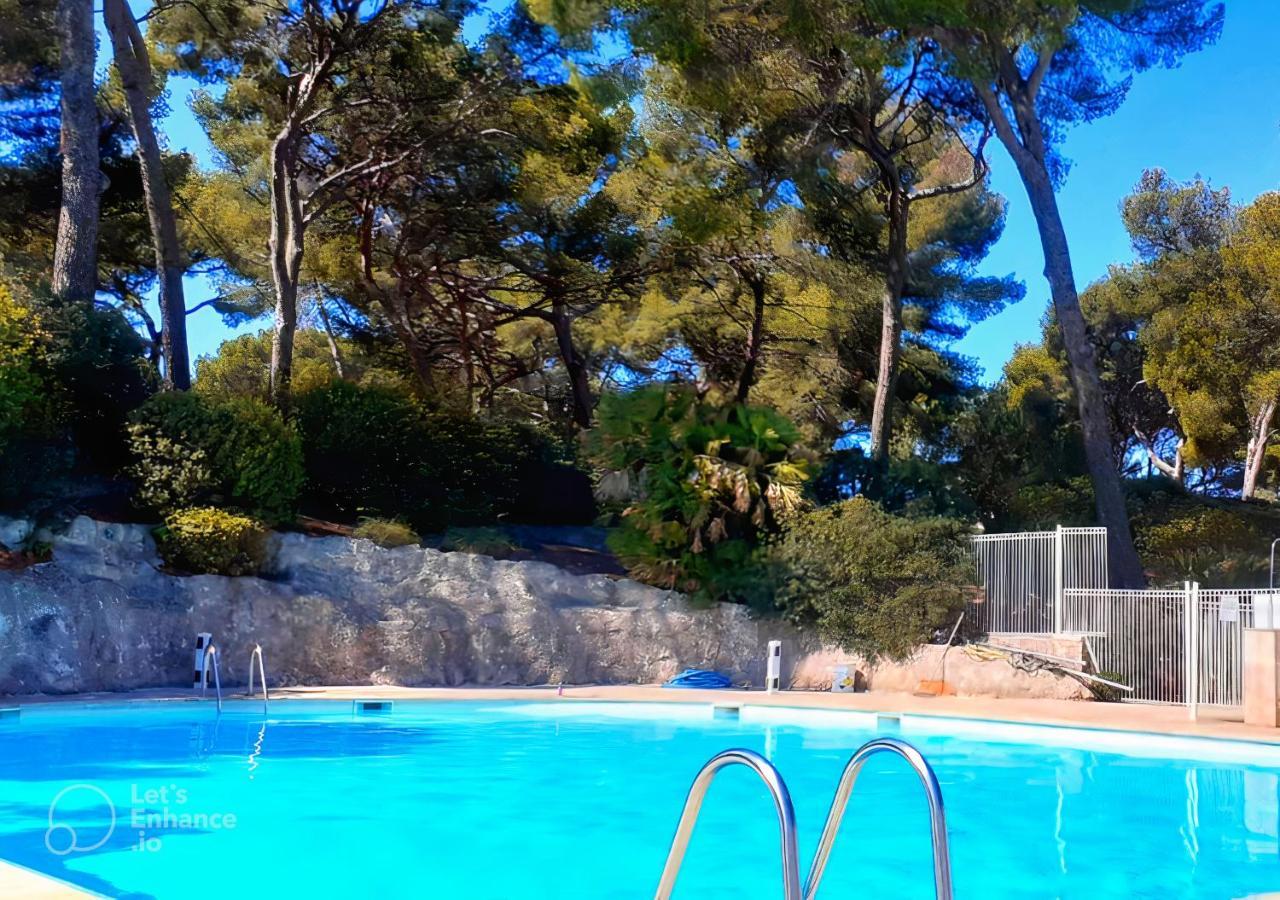 T1 Avec Piscine A 300M Des Plages Pour 4 Personnes - Residence Saint Elme La Seyne-sur-Mer Kültér fotó